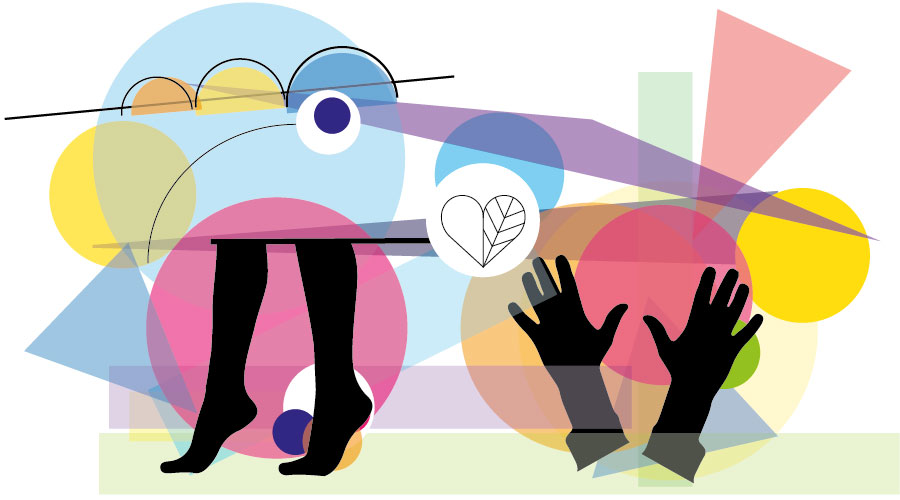 coworking sè movimenti dipinti laboratorio bambini