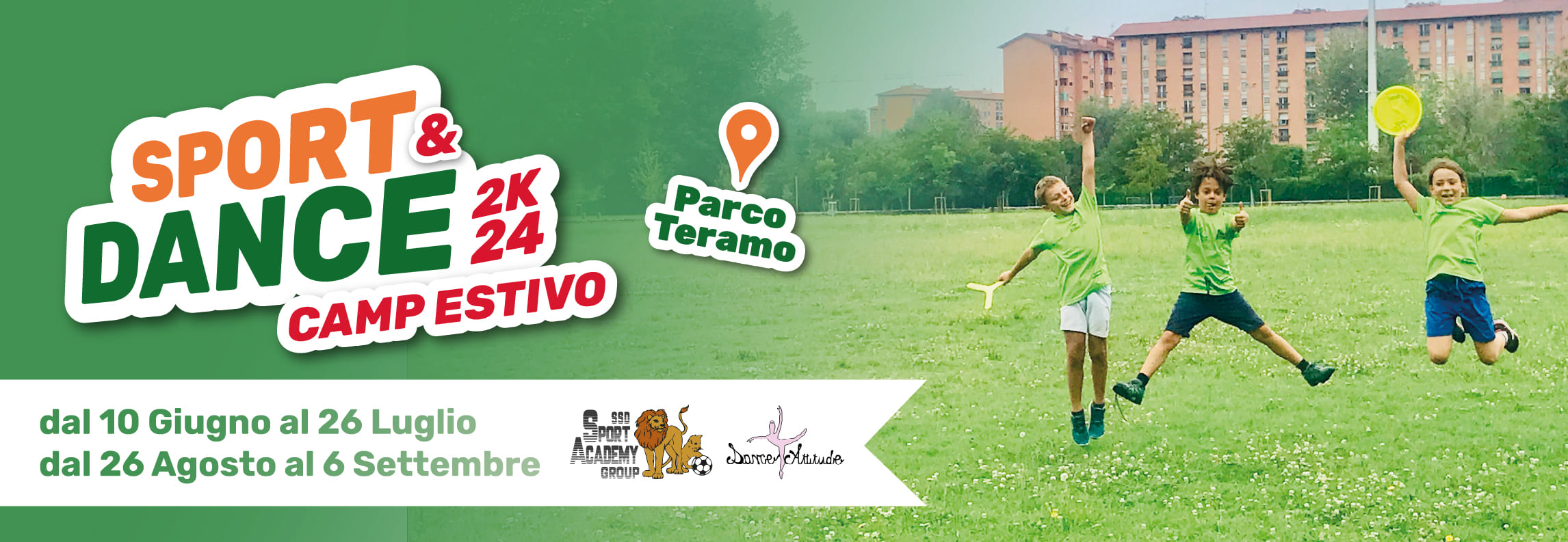 Campus Estivi Sportivi al Parco Teramo!